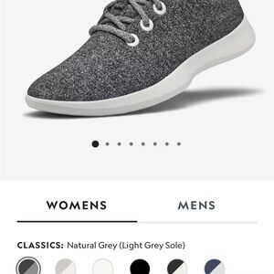 Allbirds Wool Runners in natural grey - like new!